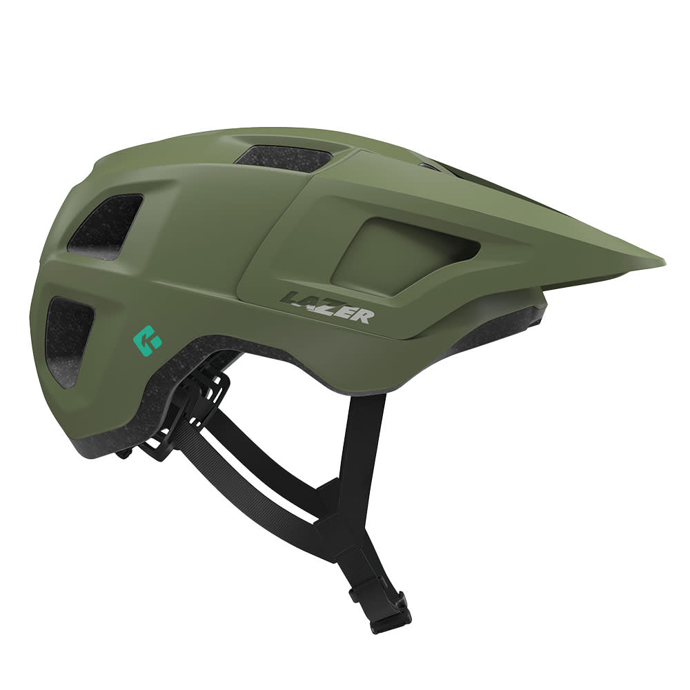 bike helmet green Lazer Lupo Kineticore Helmet, One / Matte Fern